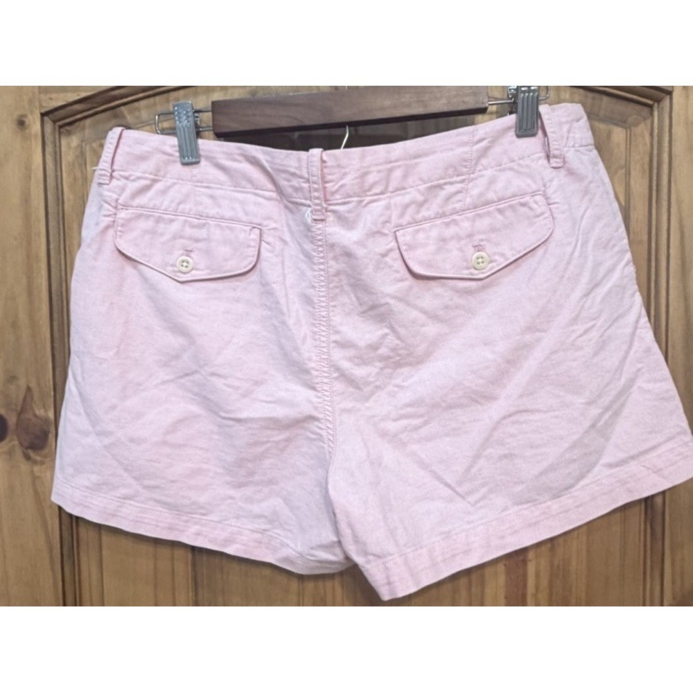Polo Ralph Lauren Pink Chino Shorts Women Sz 10 Preppy Classic Summer Casual - Picture 2 of 3